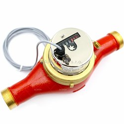 Sensus AN130 DN15 L165 R1/2 G3/4 Qp_1,5 PN16 T130 K10 Vodoměr mechanický horká voda